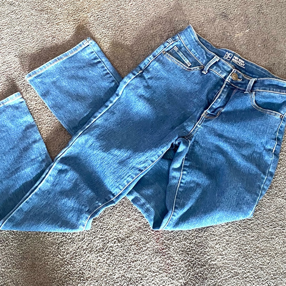 blue jeans.
